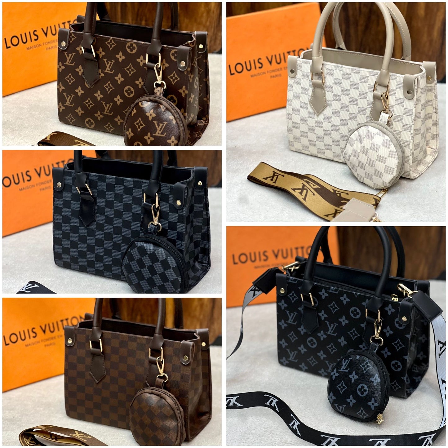 Louis Vuitton 2 Pcs Handbag