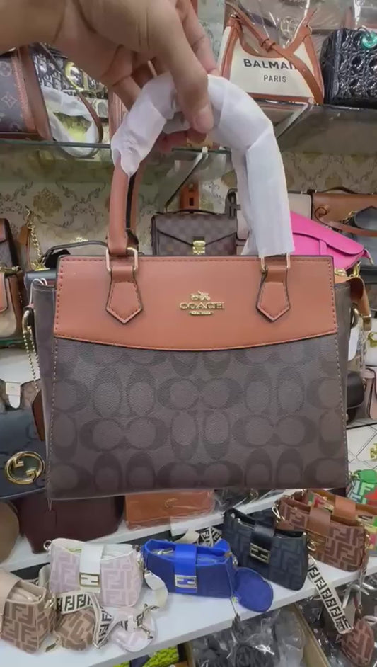 Coach Mini Darcie Carryall in Signature Canvas